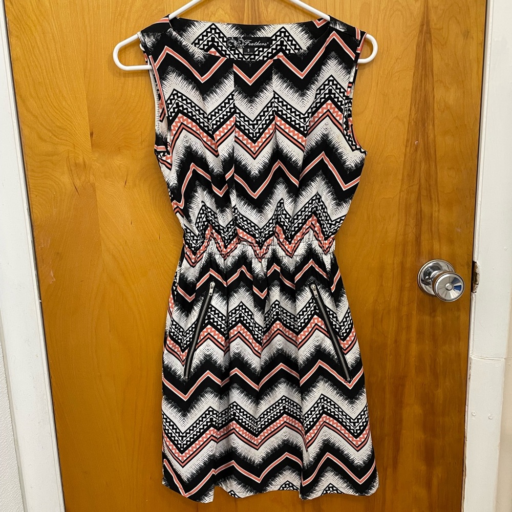 Business Casual Dress with Zipper Pockets